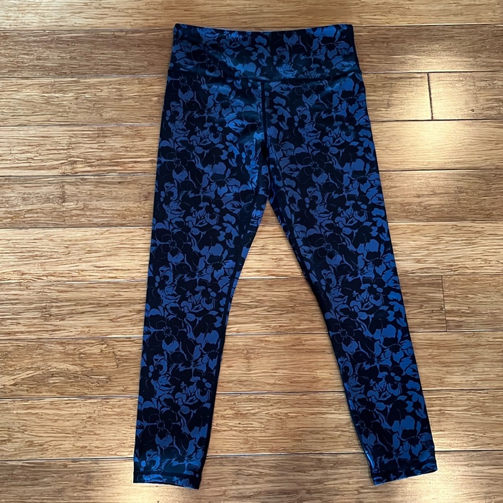 ZYIA Active Women's Blue Kauai Light n Tight Hi-Rise Athletic Leggings